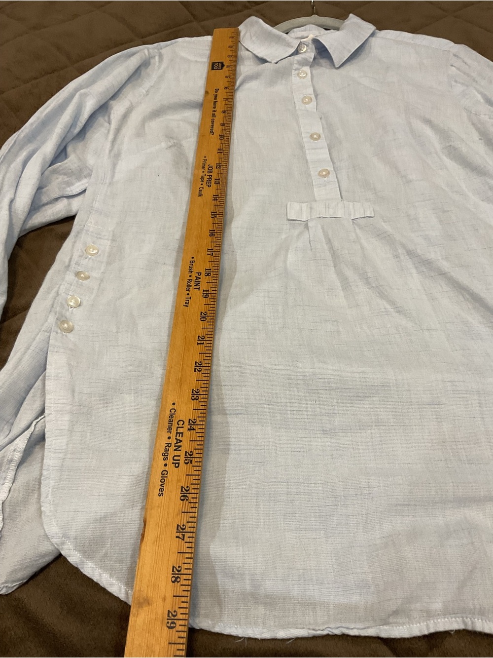 Westport Light Blue Long-Sleeve Popover Shirt - Picture 9 of 11